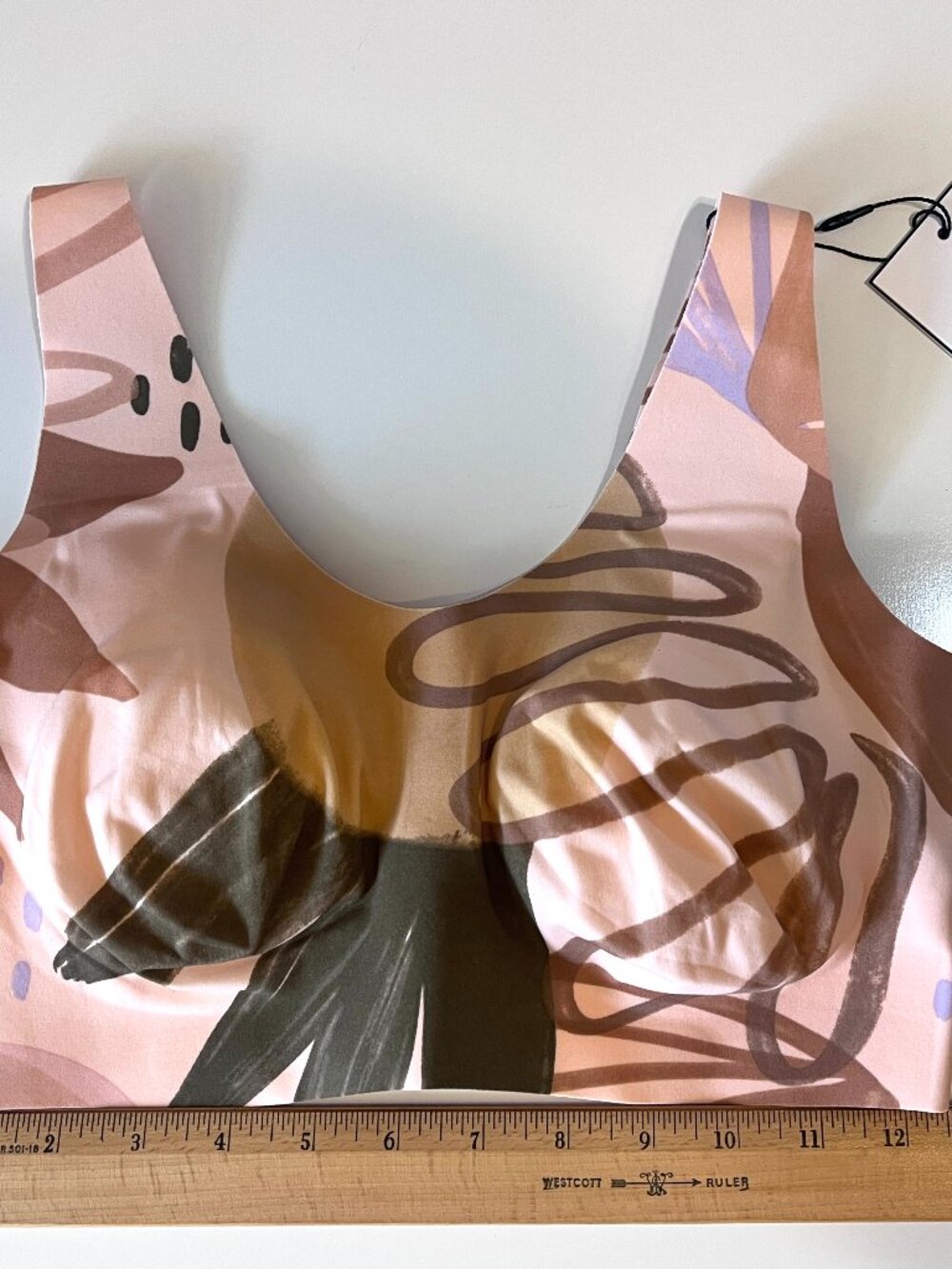 NWT Knix Pullover Bra Seamless Molded Cups 'Beach Glow' S+